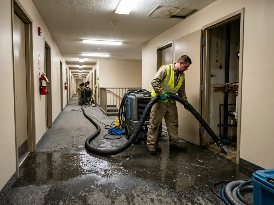 multi-unit-apartment-hallway-f-005 — frequently asked questions, Emergency Burst Pipe Water Extraction & Removal in Port Roy…